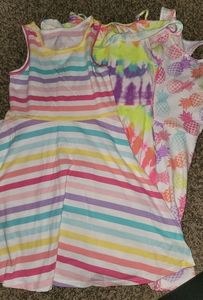 Lot of 3 Girls children's place dresses size 7/8